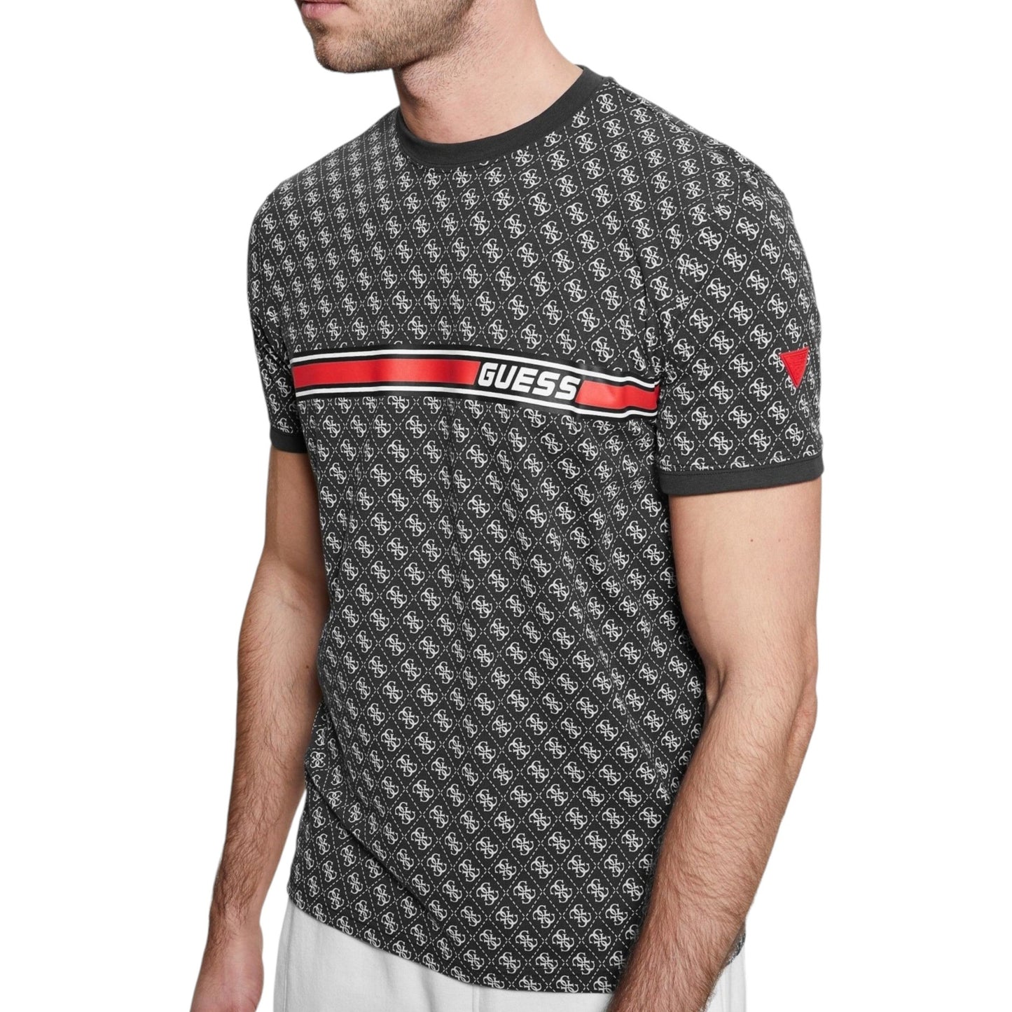 Men's Printed Top,Black