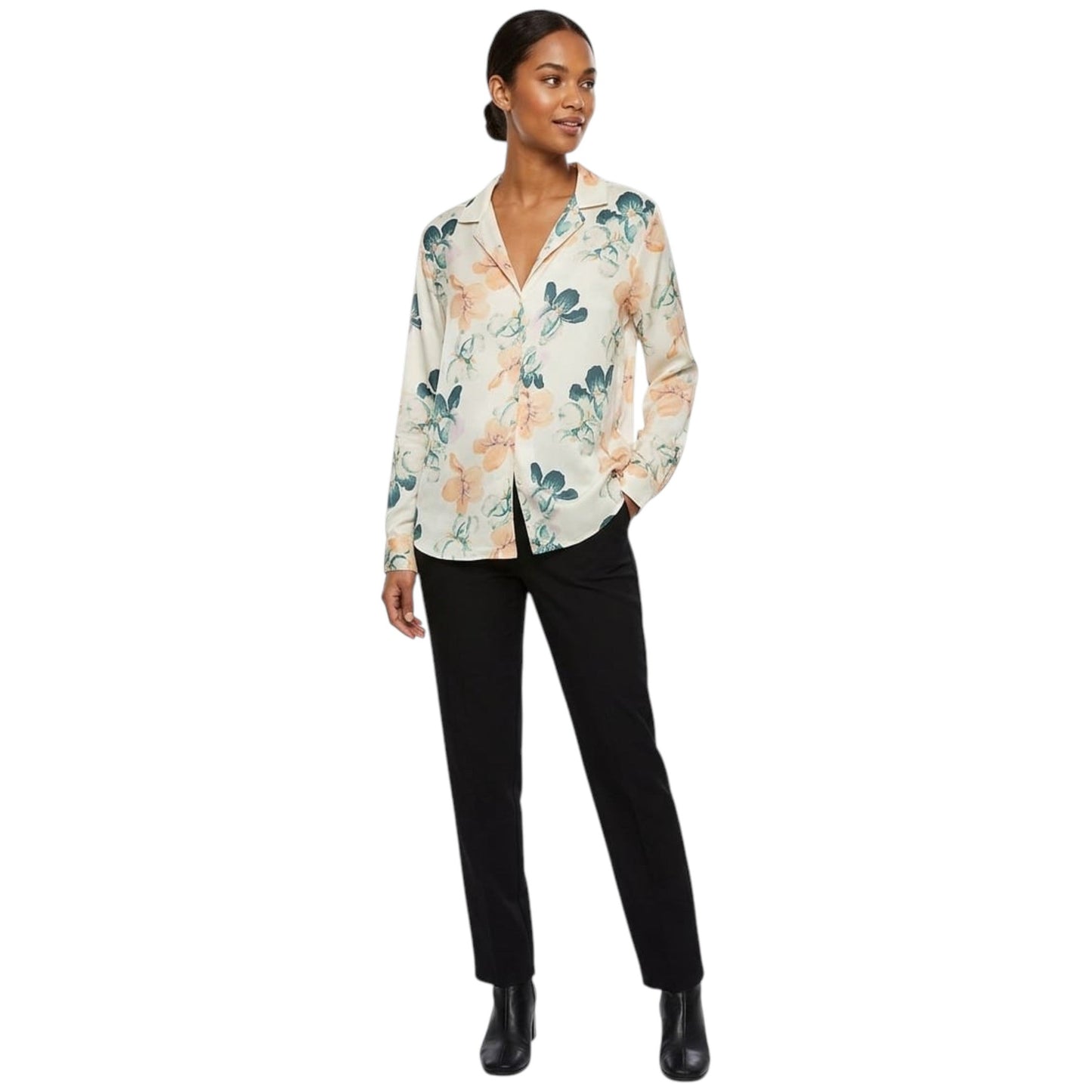 Women's Floral Printed Chemise,Multi