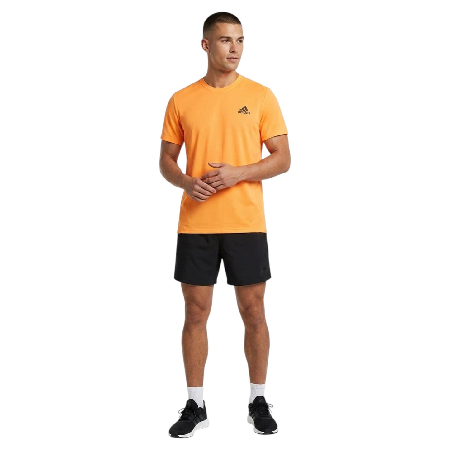 Men's Logo Printed Top,Light Orange