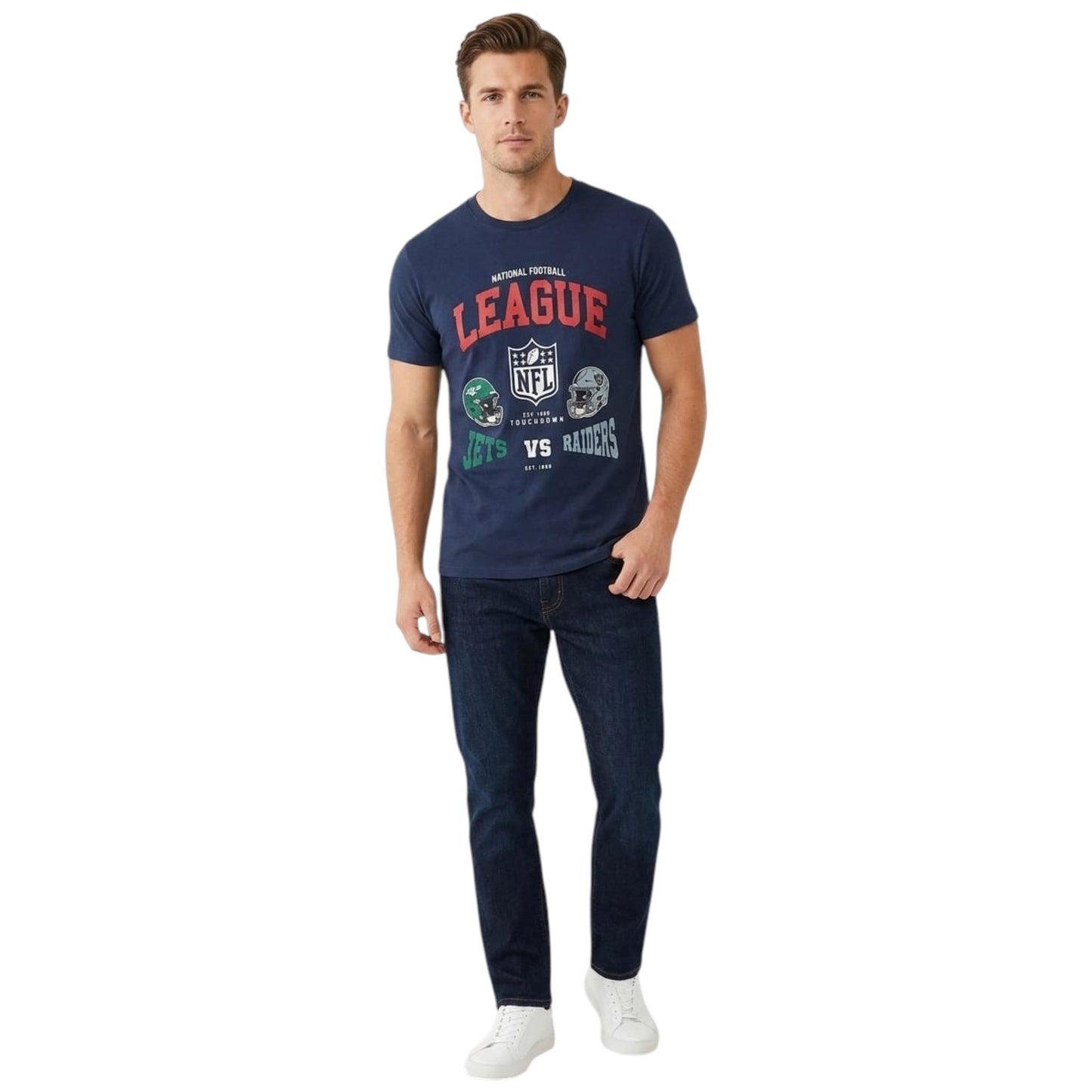 Men's Printed Top,Navy