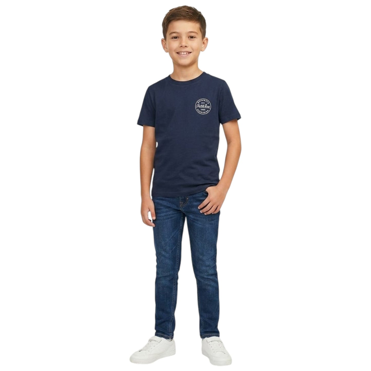 Kids Boy's Printed Top,Navy