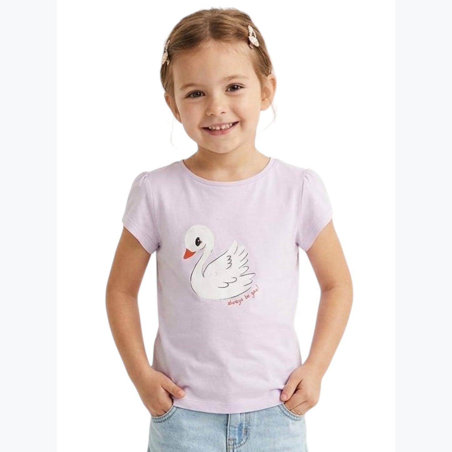 Kids Girl'sPrinted Top,Purple