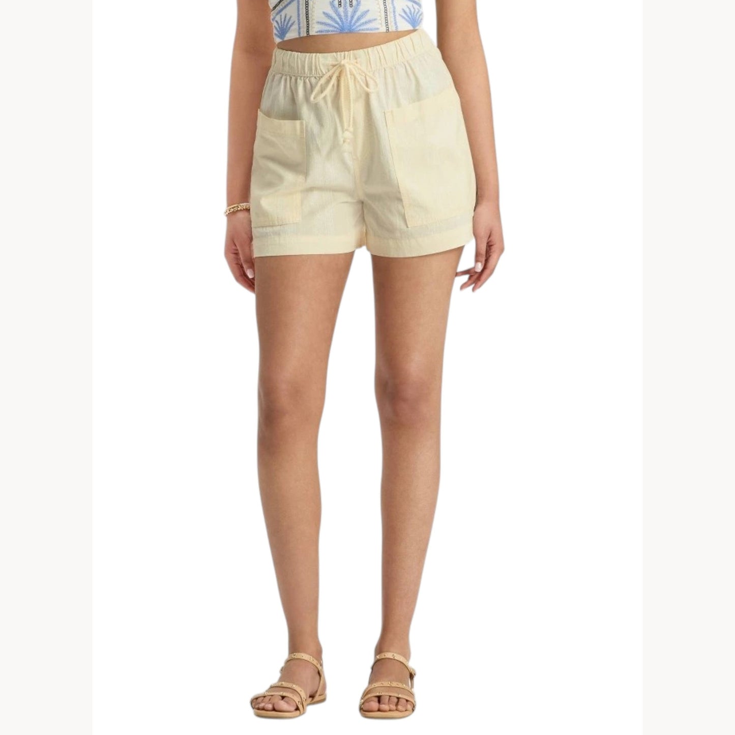Women's Printed Short,Light Beige