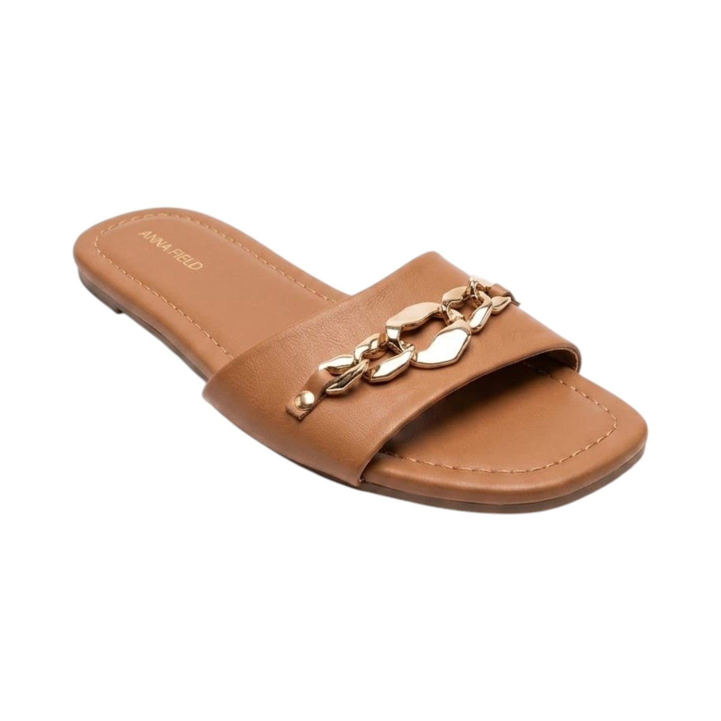 Women's Front Chain Shoes,Brown