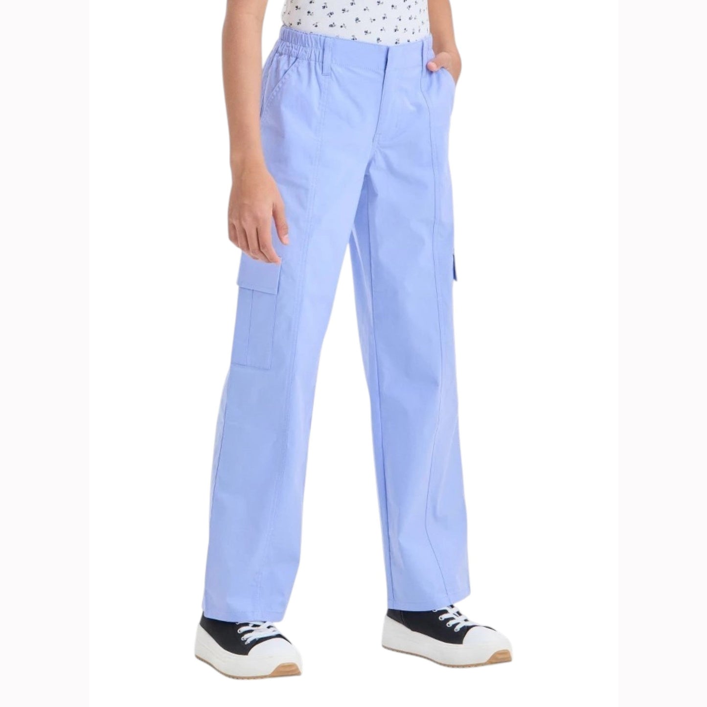 Kids Girl's Plain Pant,Blue