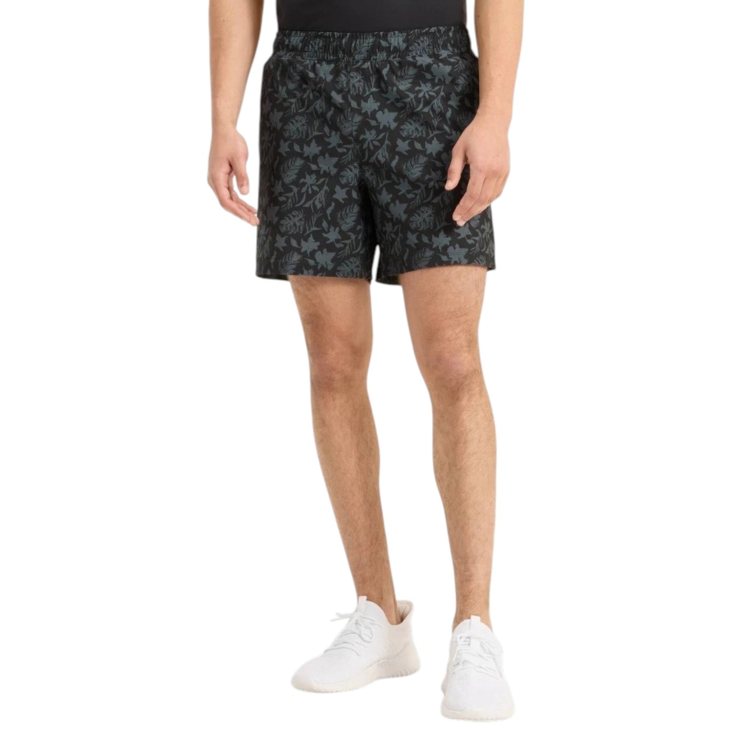 Men's Printed Short,Black/Grey
