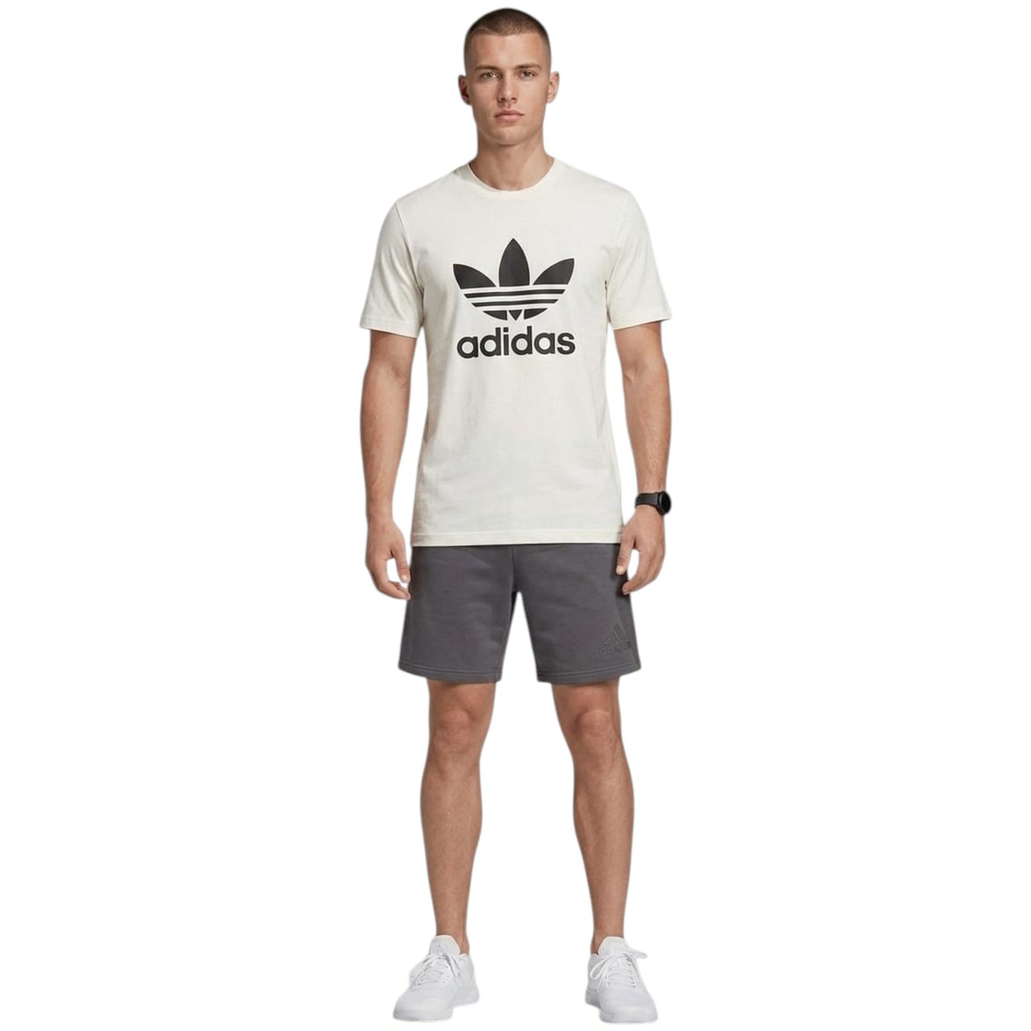 Men's Brand Logo Printed Top,White