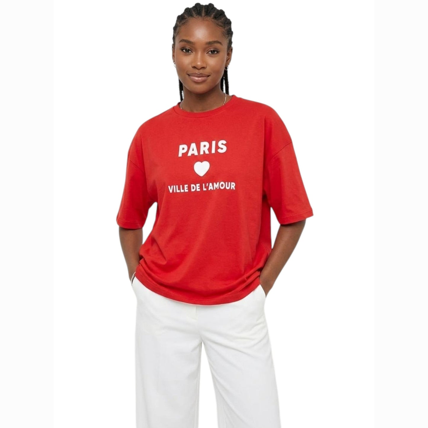 Women's Printed Top,Red