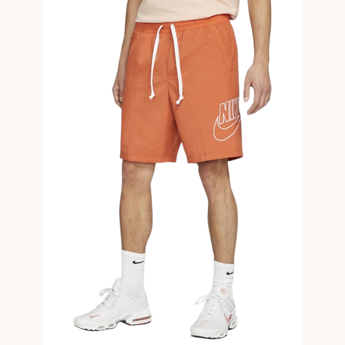 Men's Logo Printed Short,Orange