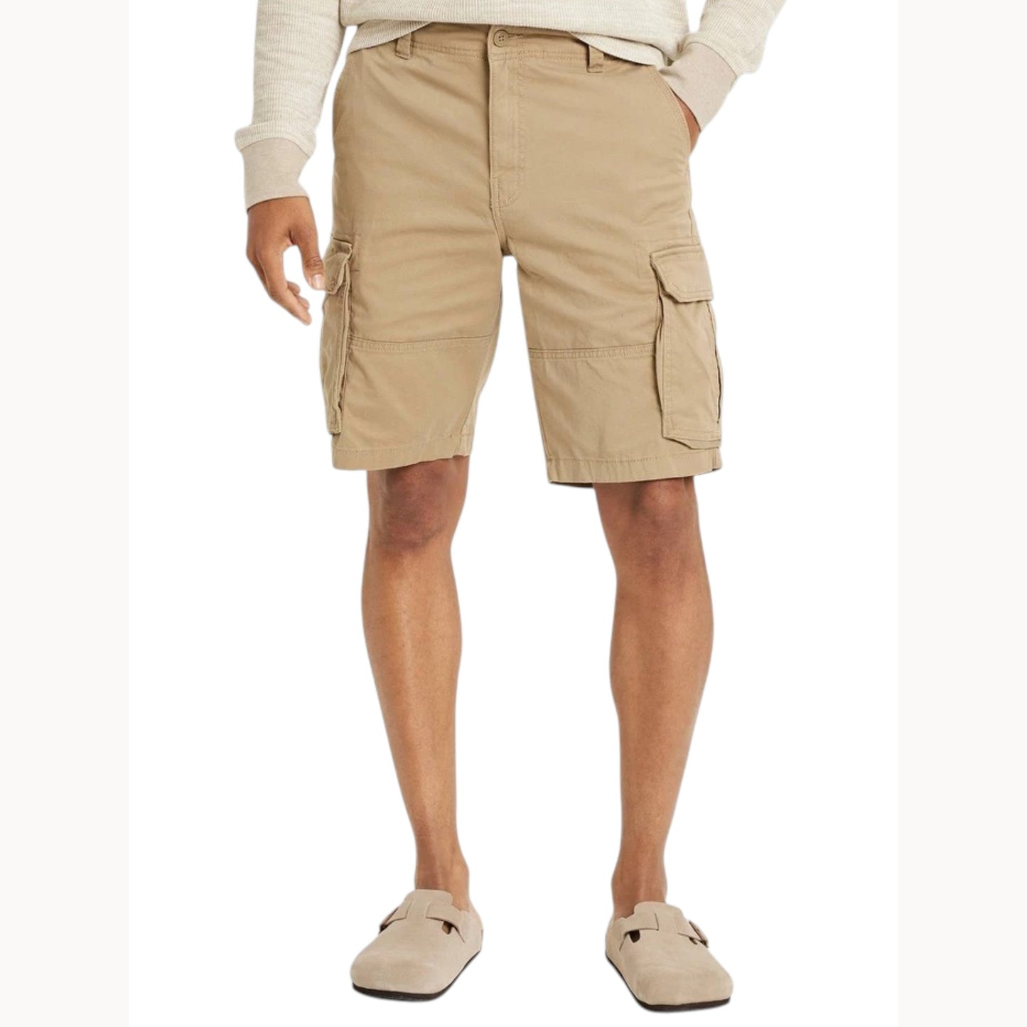 Men's Plain Short,Beige