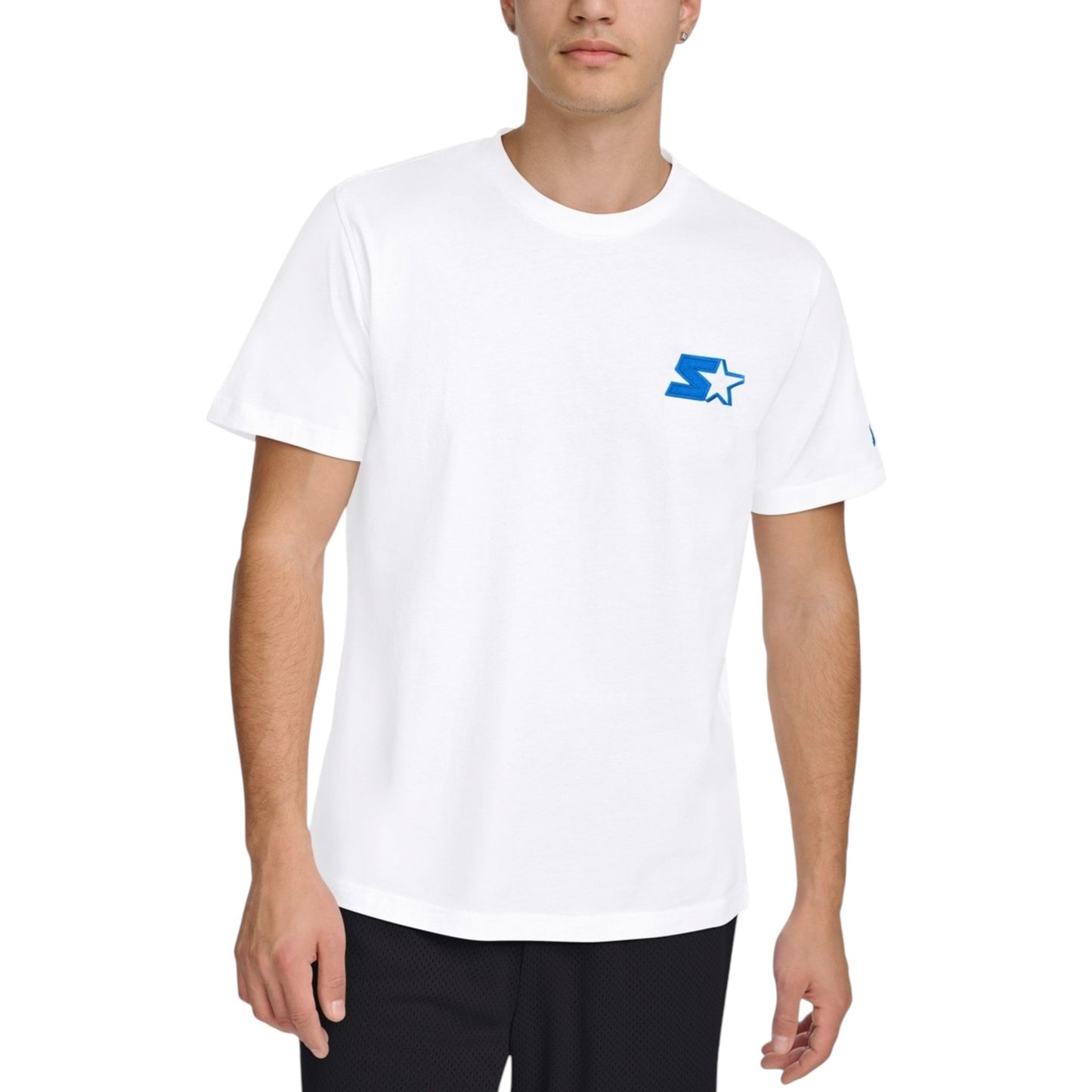 Men's Back Printed Top,White