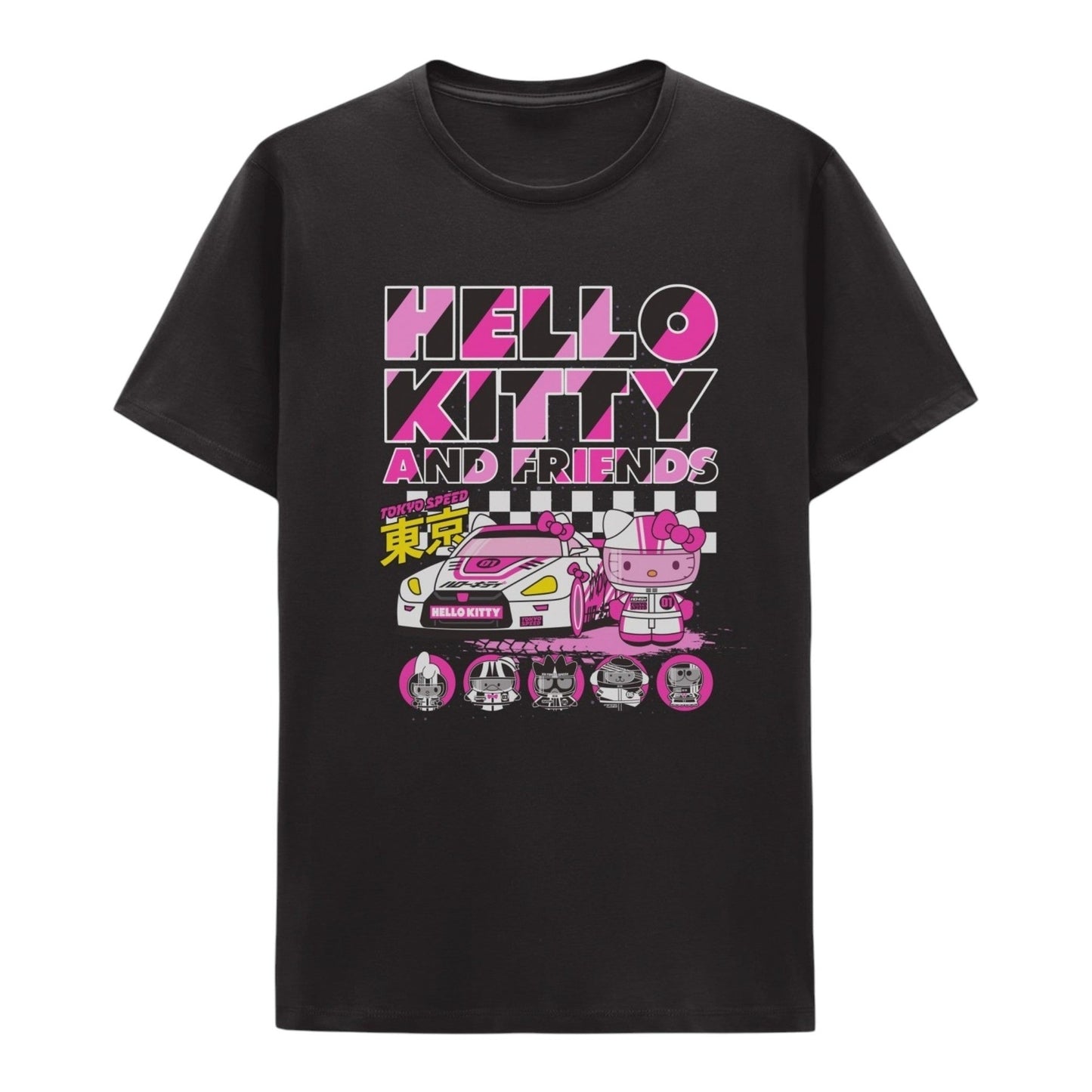 Women's Brand Logo Printed Top,Black