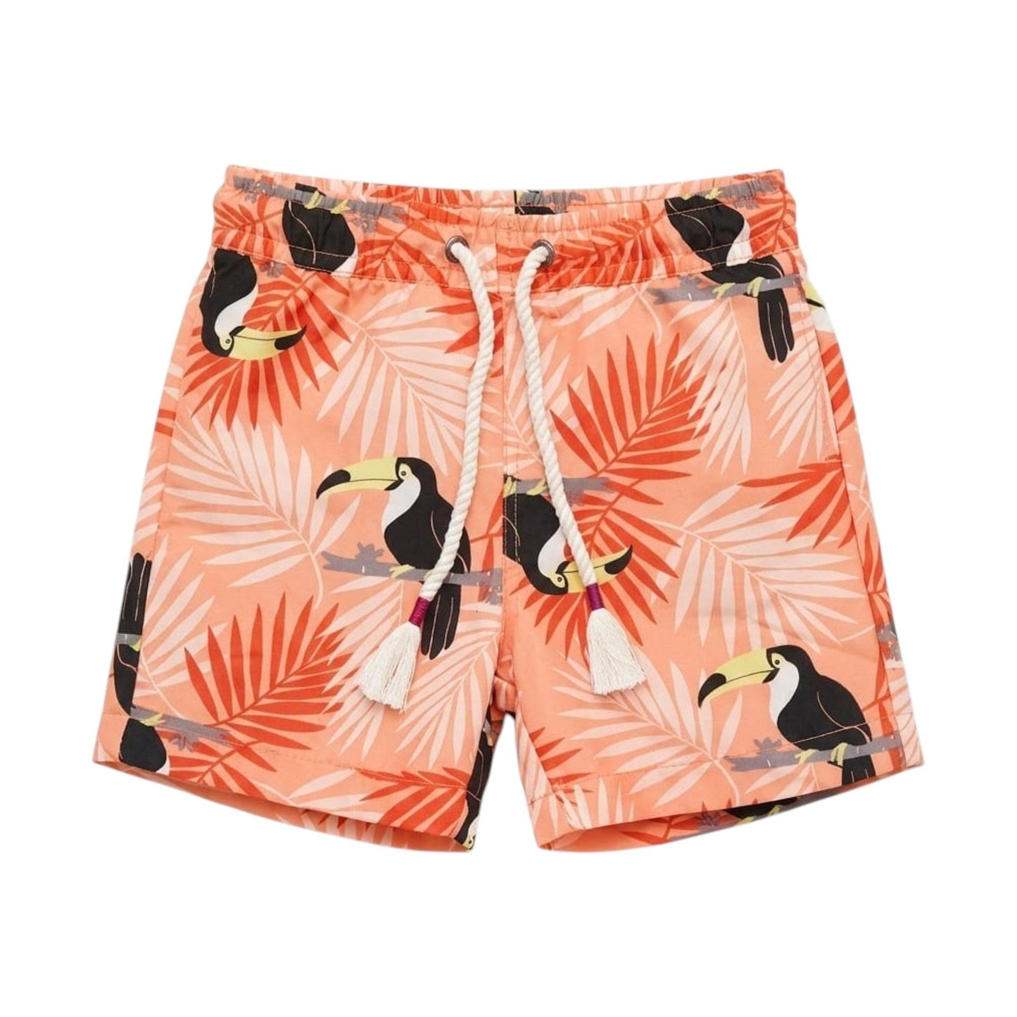 Kids Boy's Printed Swim Short,Coral