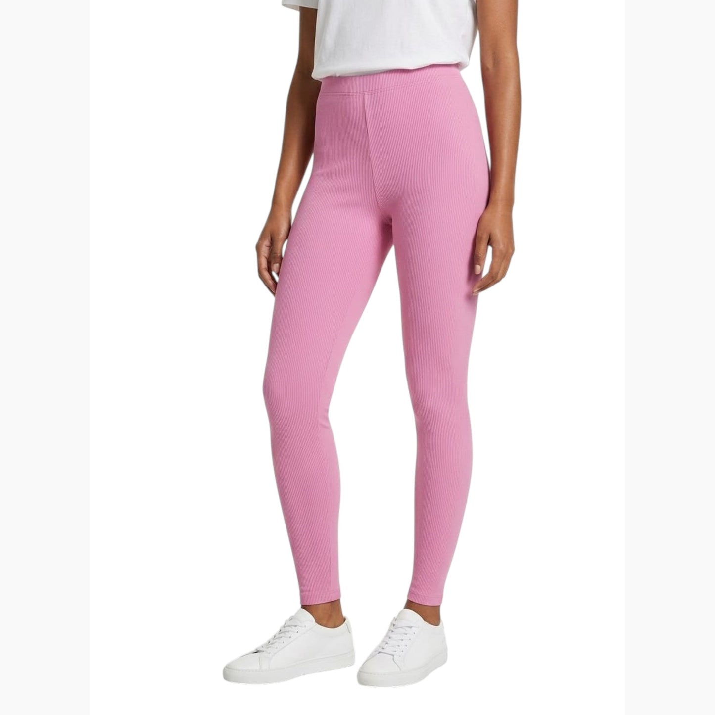 Women's Ribbed Legging,Pink