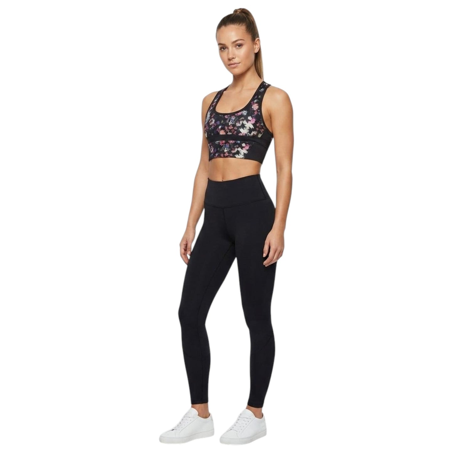 Women's Floral Printed Sport Top,Multi