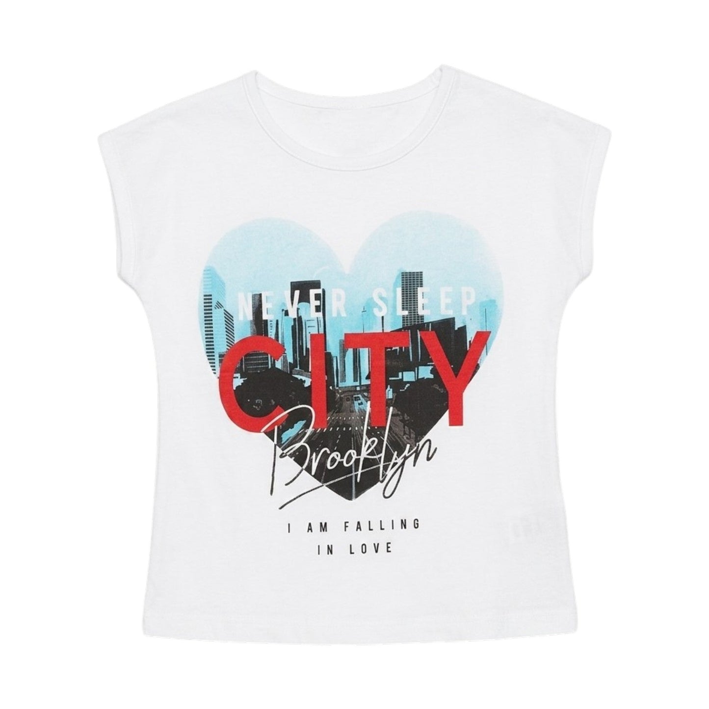 Kids Girl's Printed Top,White