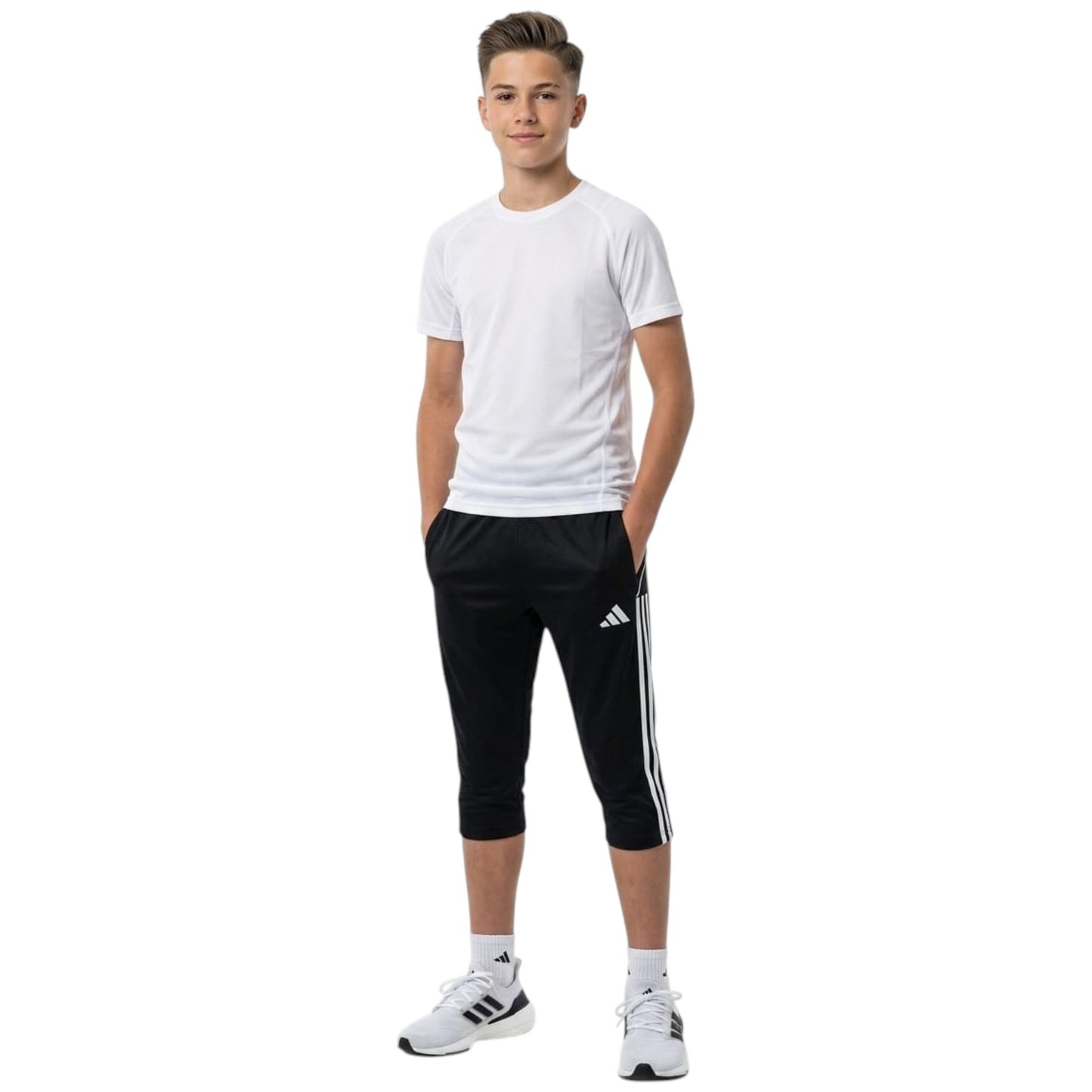 Kids Boy's Colorblocked Sport Pant,Black