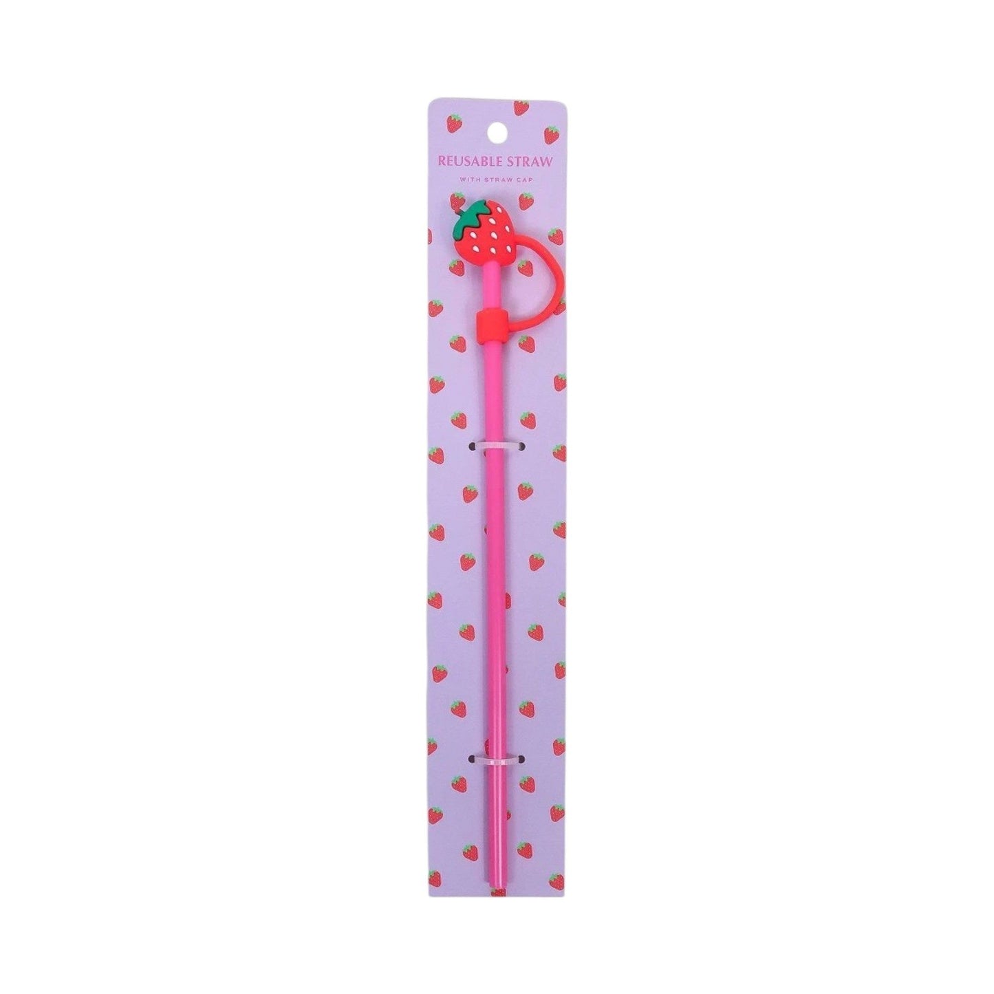 Reusable Straw And Topper Set
