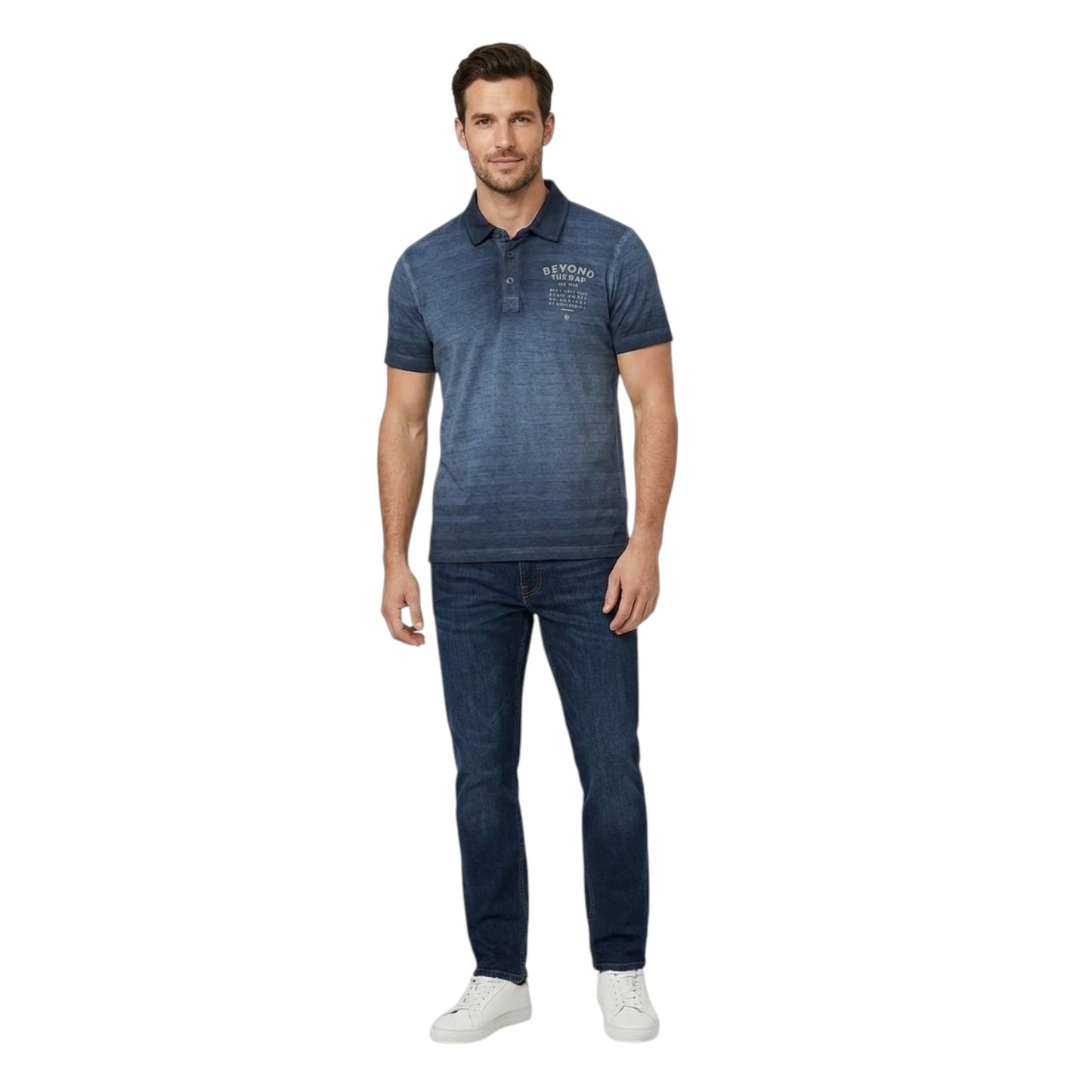 Men's Colorblocked Top,Navy