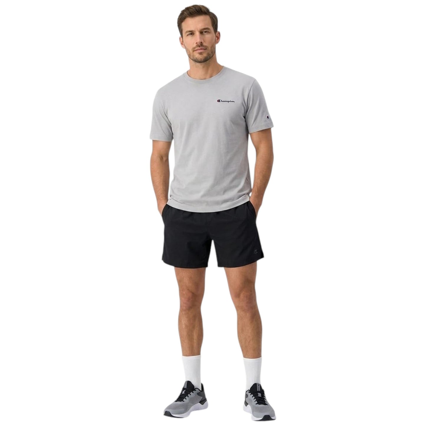 Men's Brand Logo Printed Top,Grey