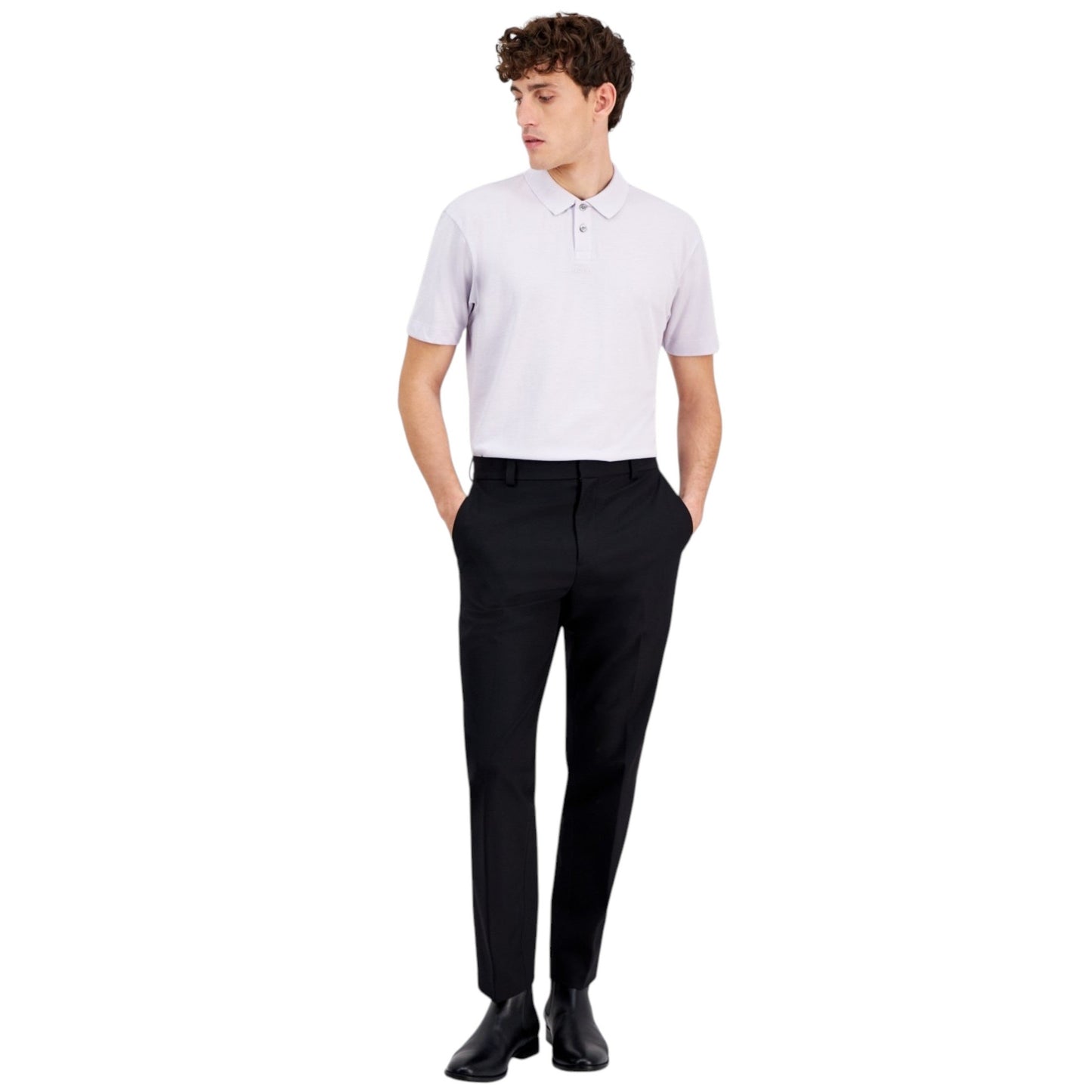 Men's Plain Pant,Black