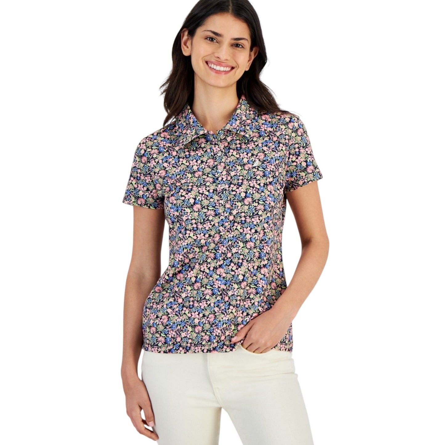 Women's Floral Printed Top,Multi