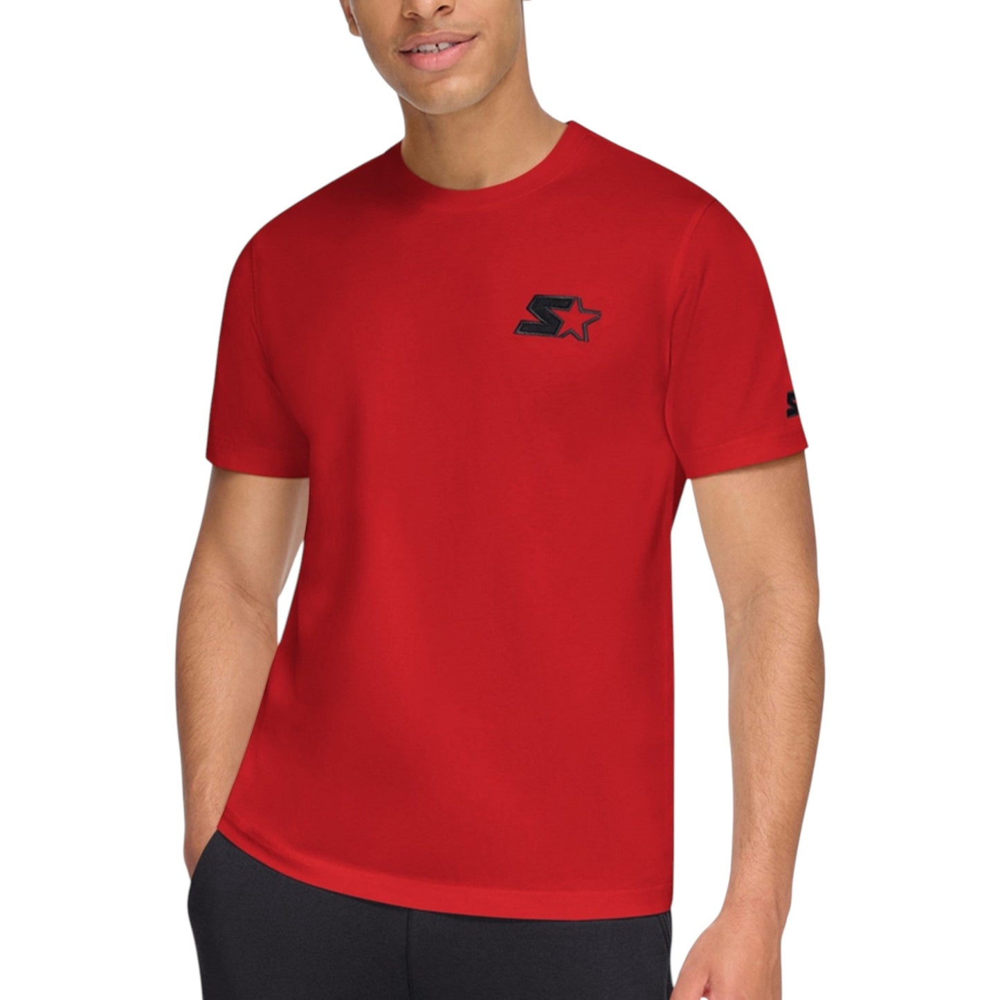 Men's Brand Logo Printed Top,Red