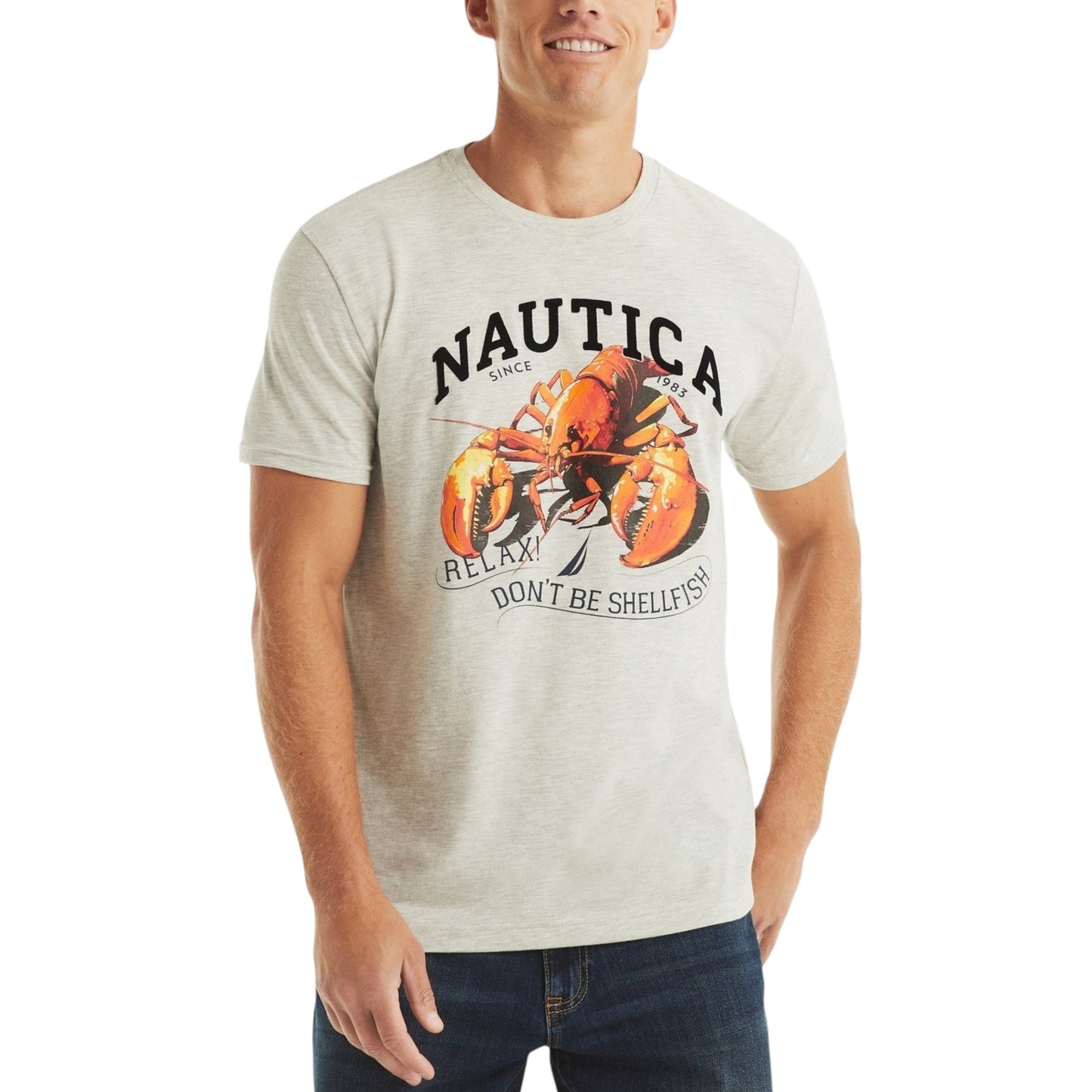 Men's Printed Top,Grey