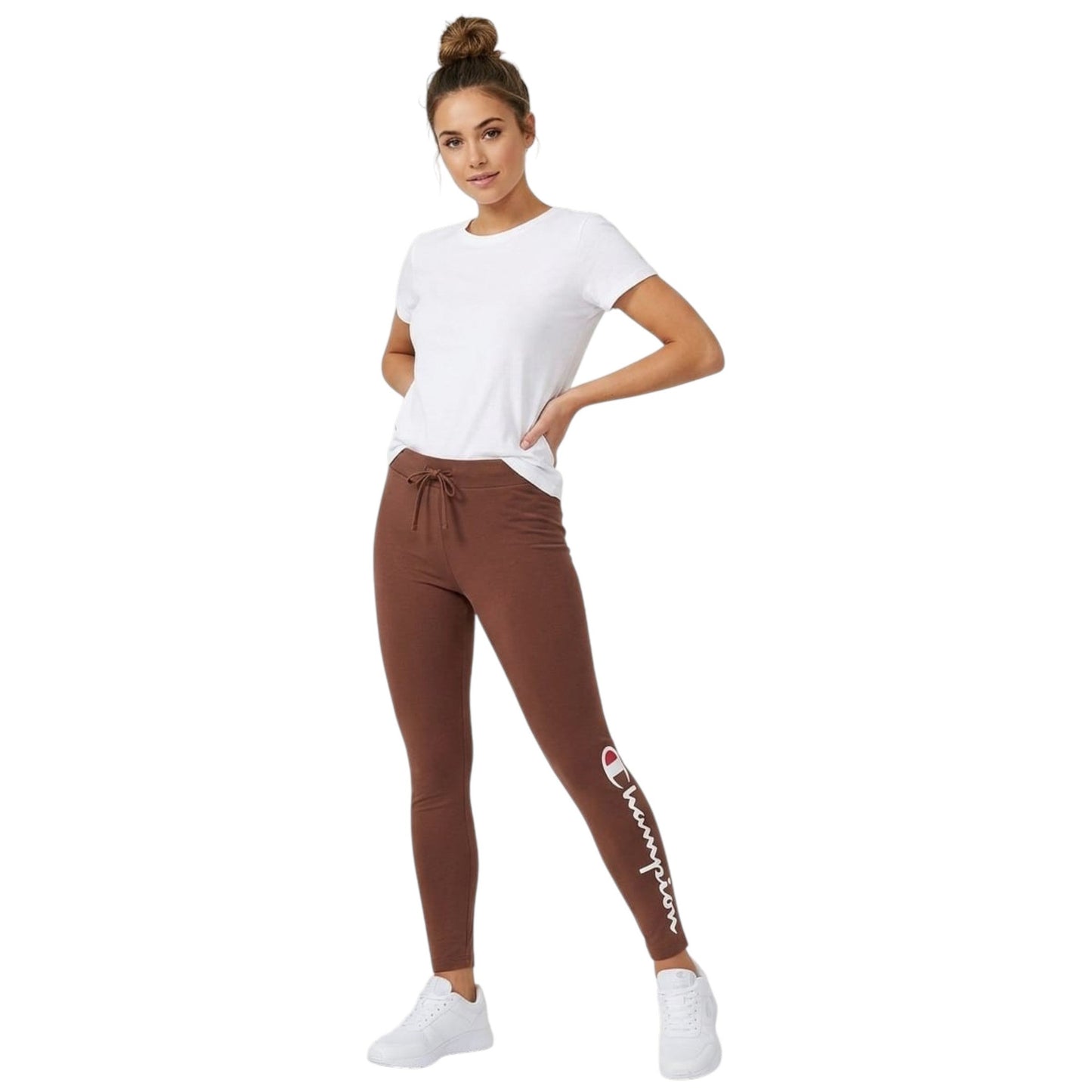 Women's Printed Legging,Brown
