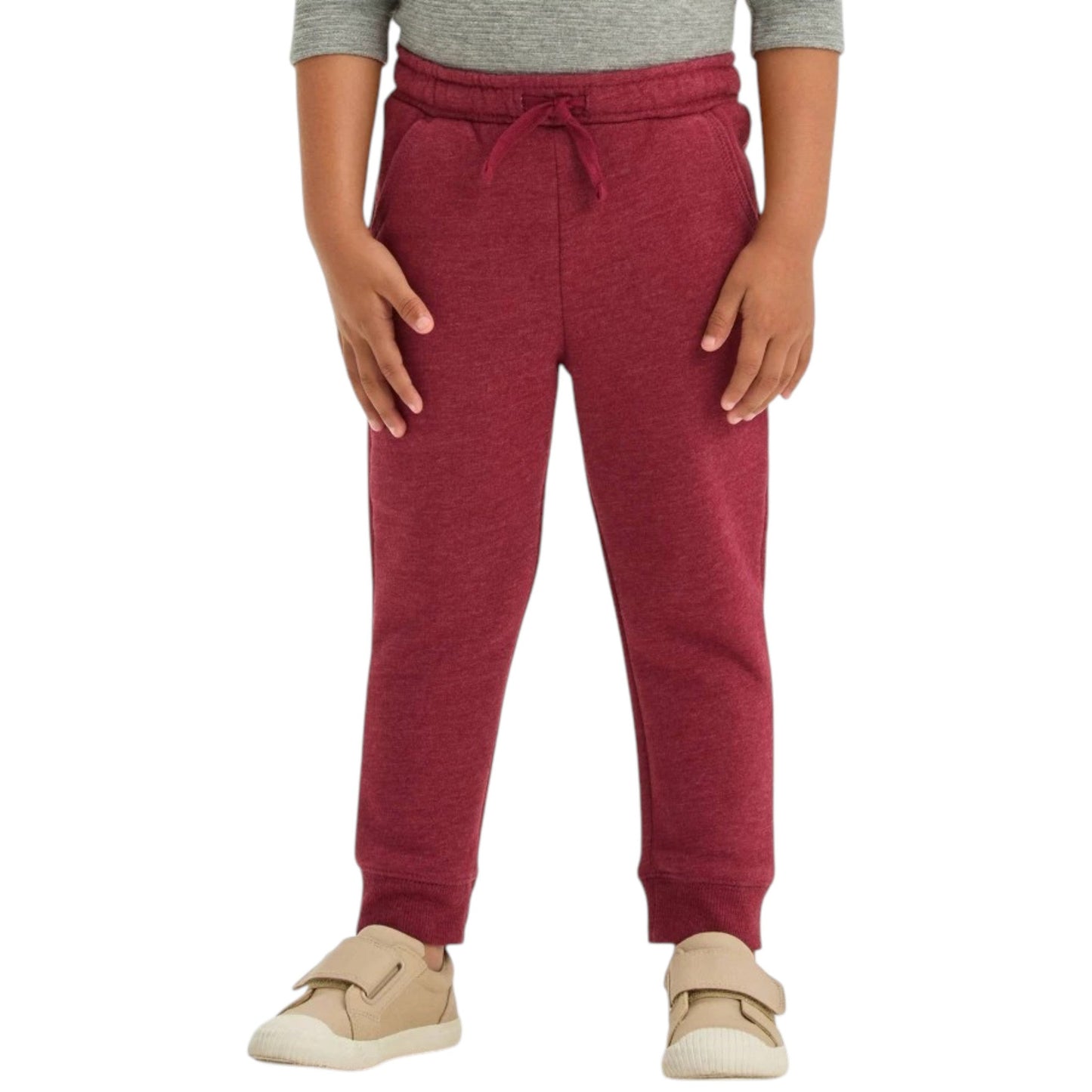 Kids Boy's Plain Pant,Burgundy