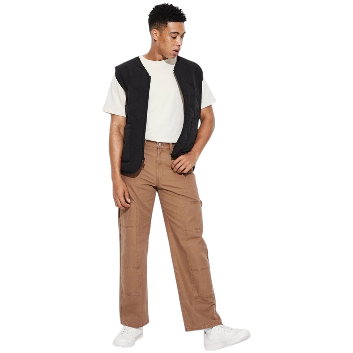 Men's Plain Pant,Brown