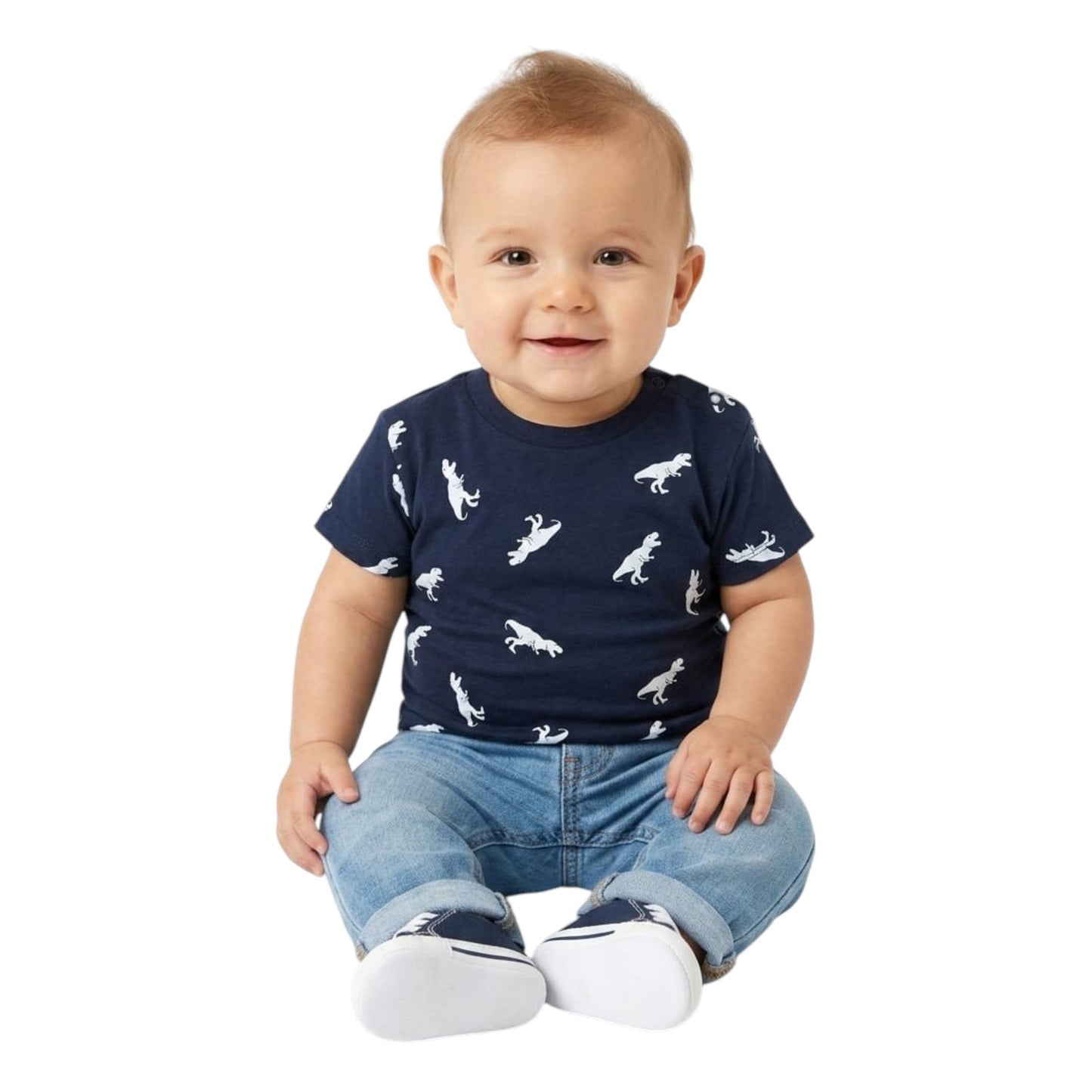 Kids Boy's Printed Top,Navy