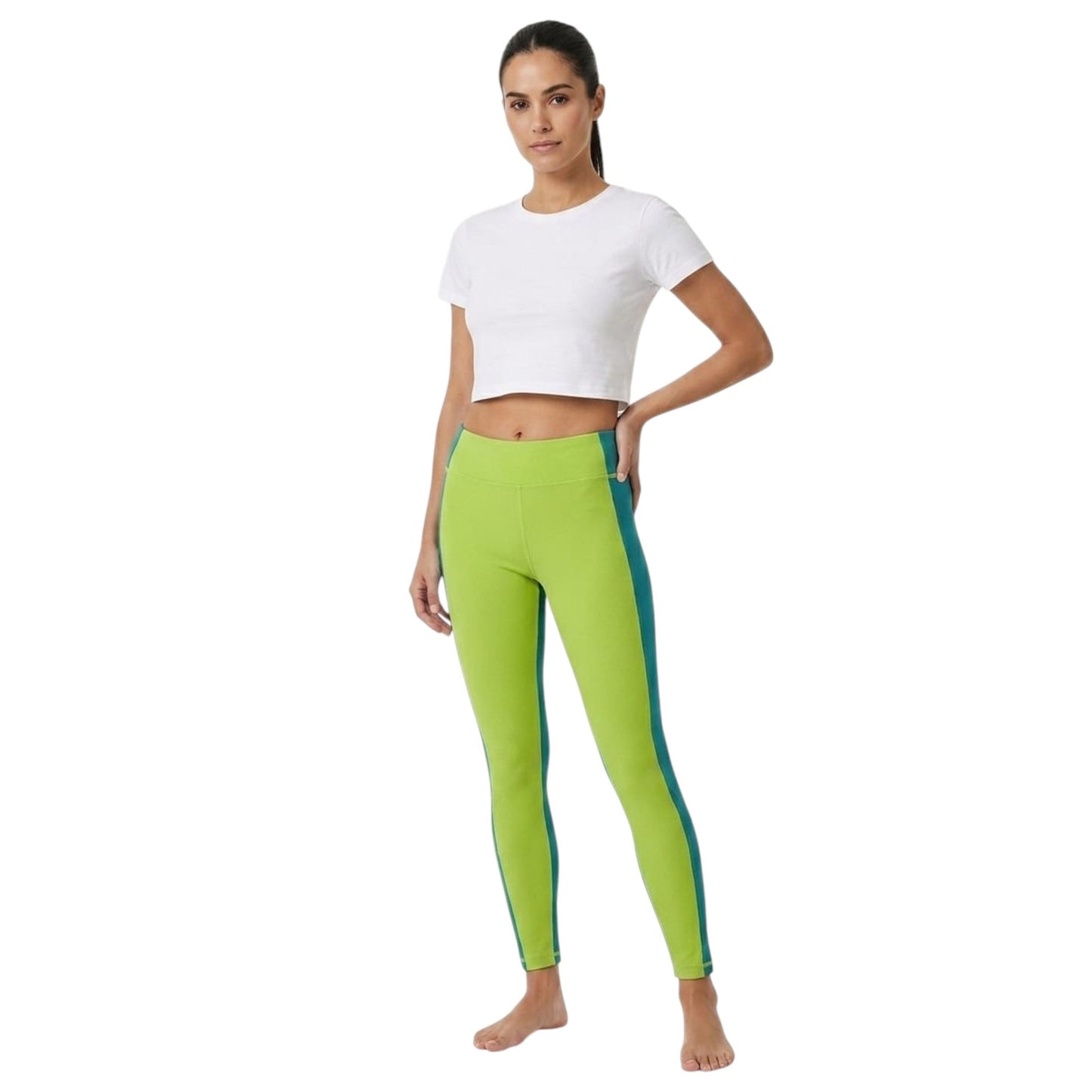 Women's Colorblocked Legging,Multi