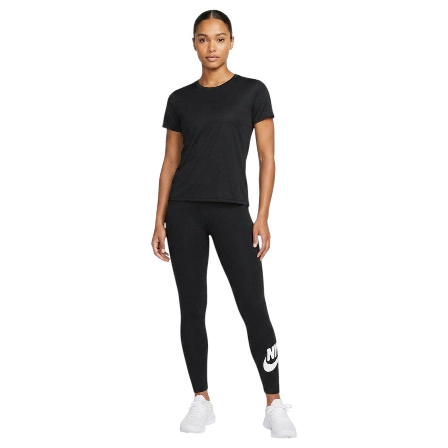 Women's Brand Logo Printed Legging,Black