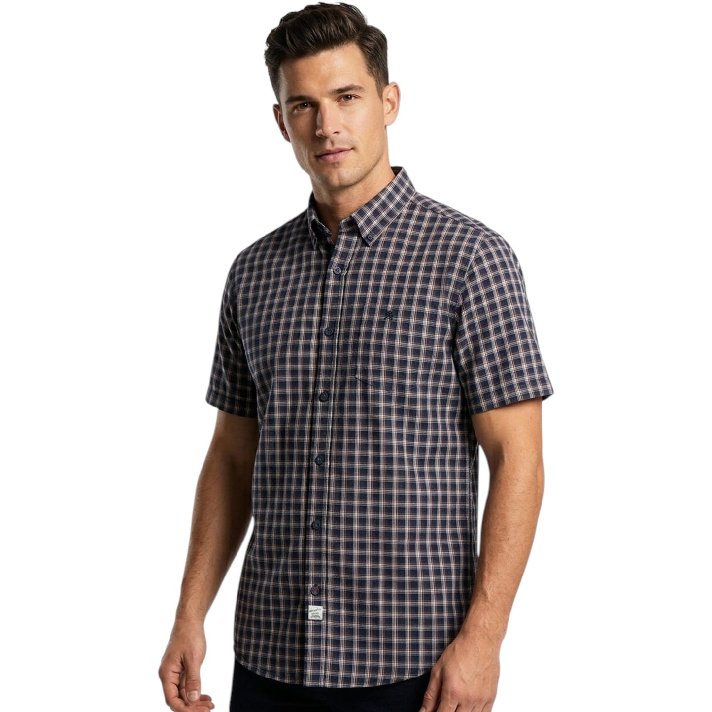 Men's Plaid Dress Shirt,Multi