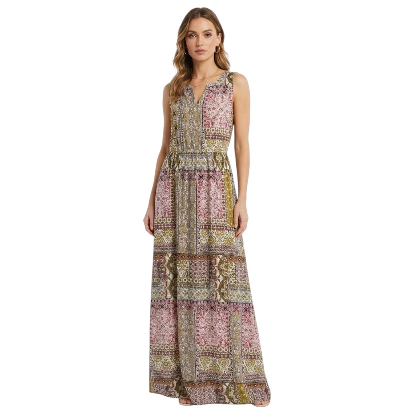 Women's Printed Dress,Multi