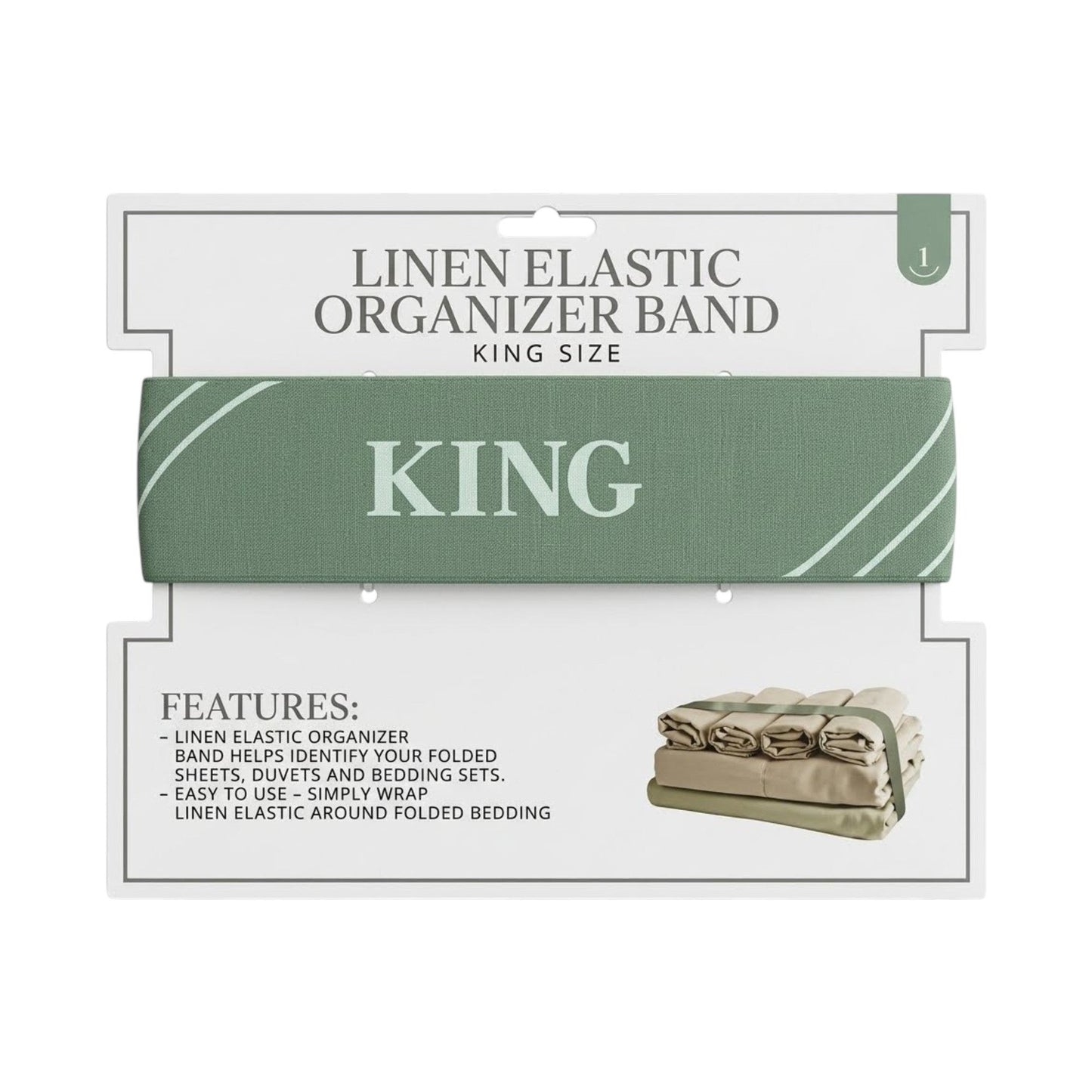 Linen Elastic Organizer Band