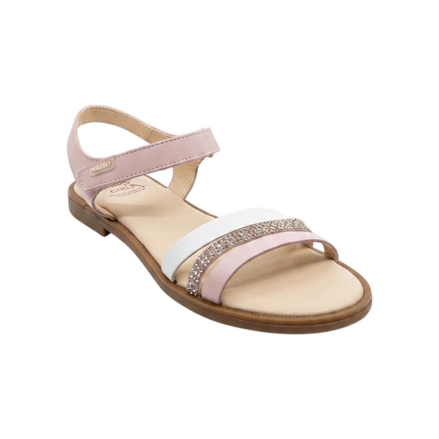 Kids Girl's Ribbed Sandals.Multi