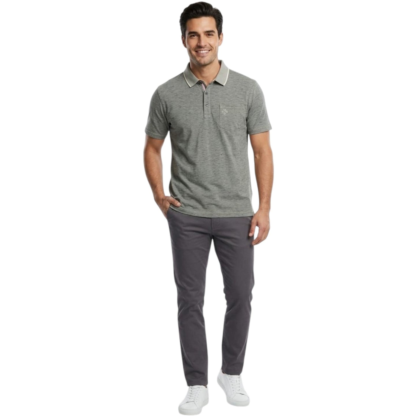 Men's Stripped Top,Dusty Mint