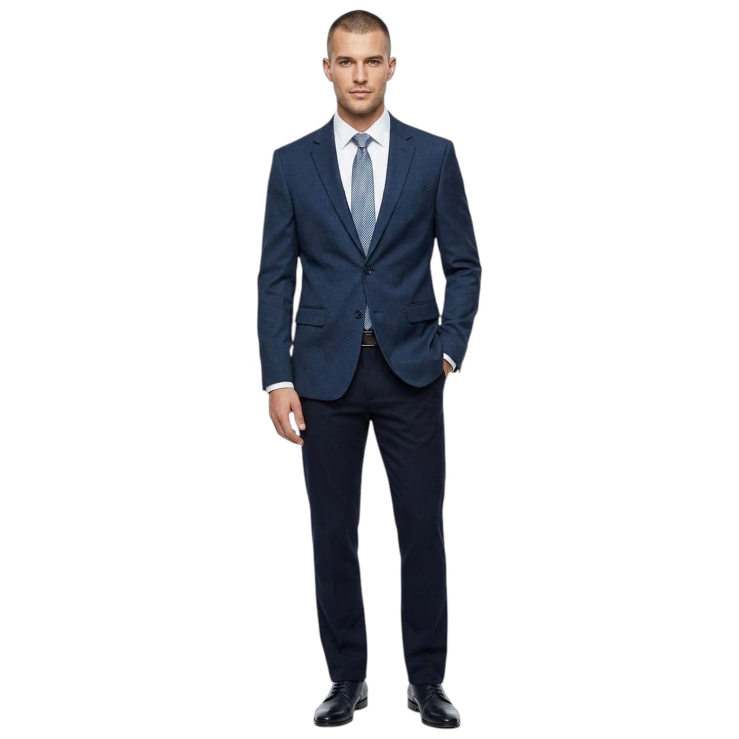 Men's Textured Blazer,Navy