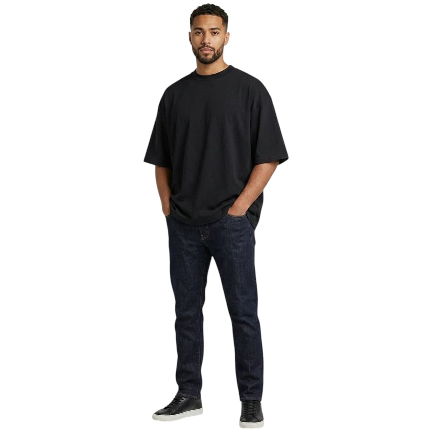 Men's Back Printed Top,Black