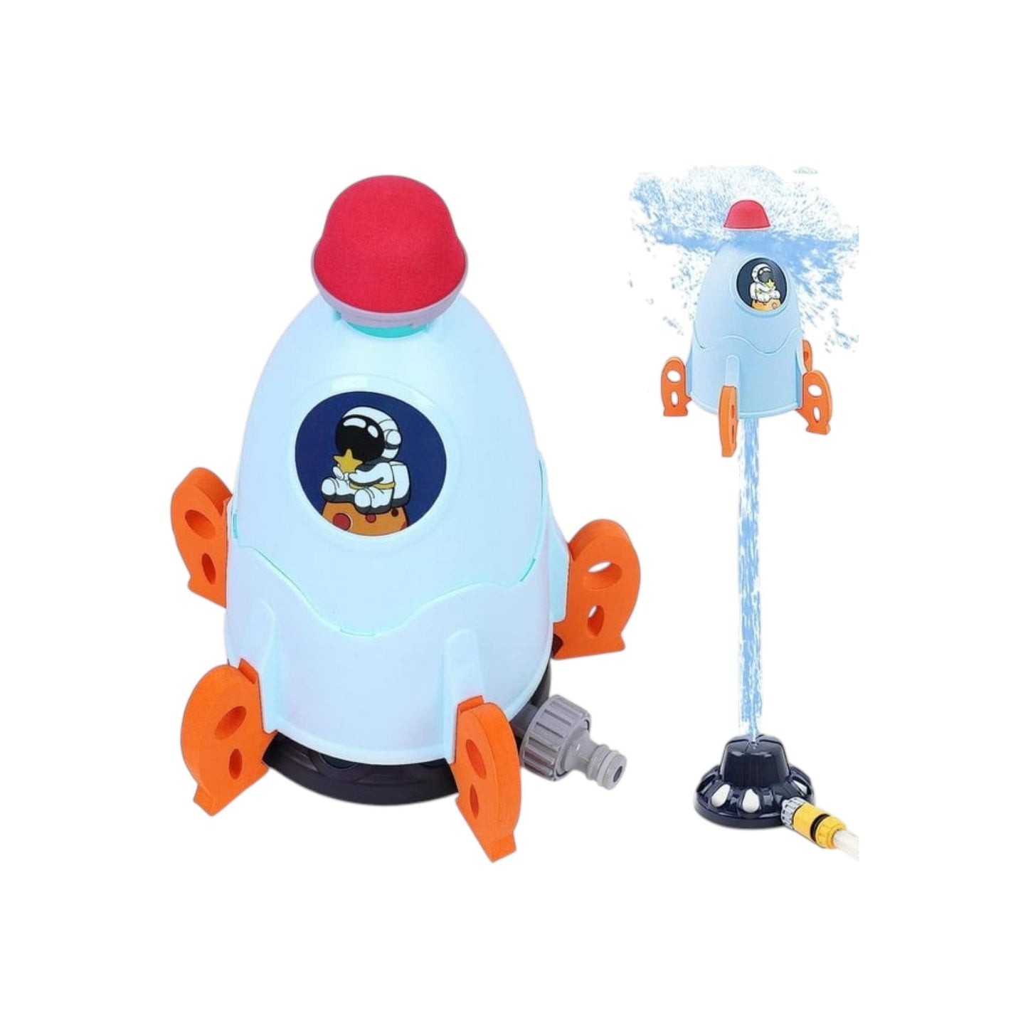 Outdoor Rocket Water Sprinkler For Kids