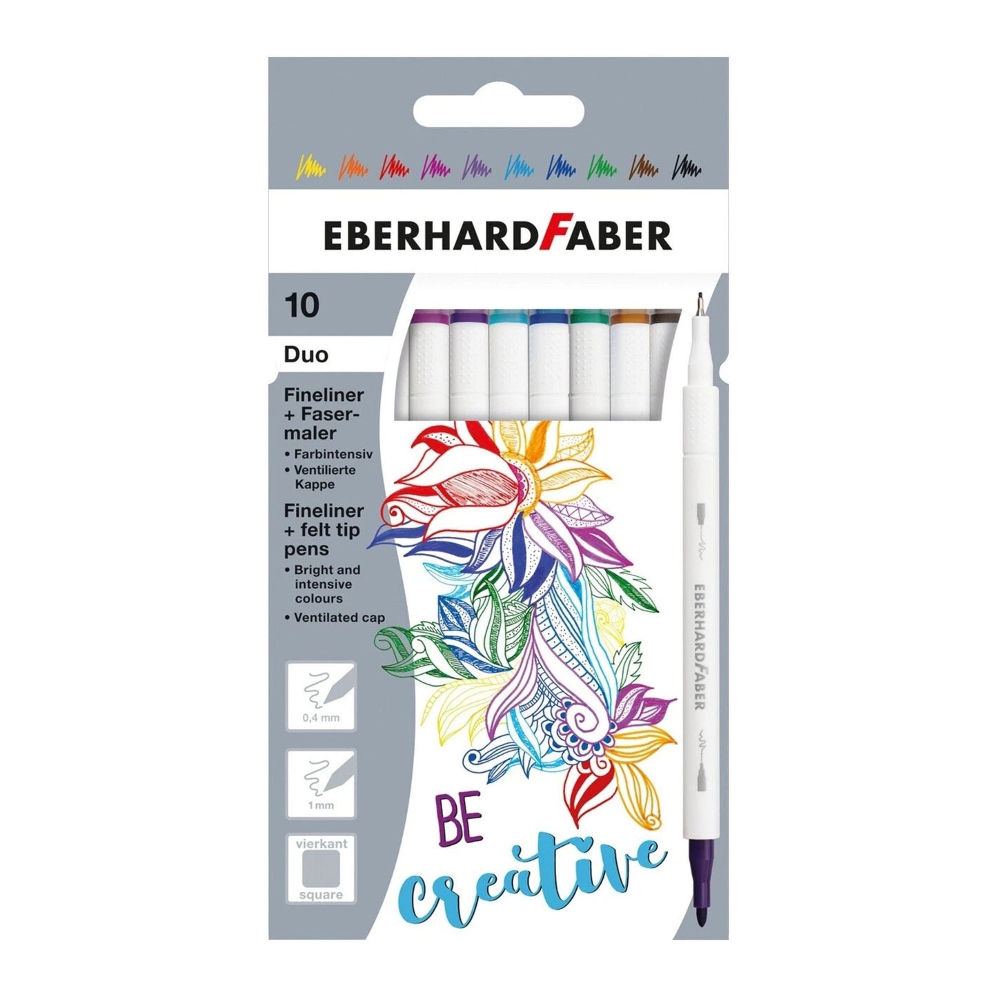 Duo Fineliner & Fiber Pen