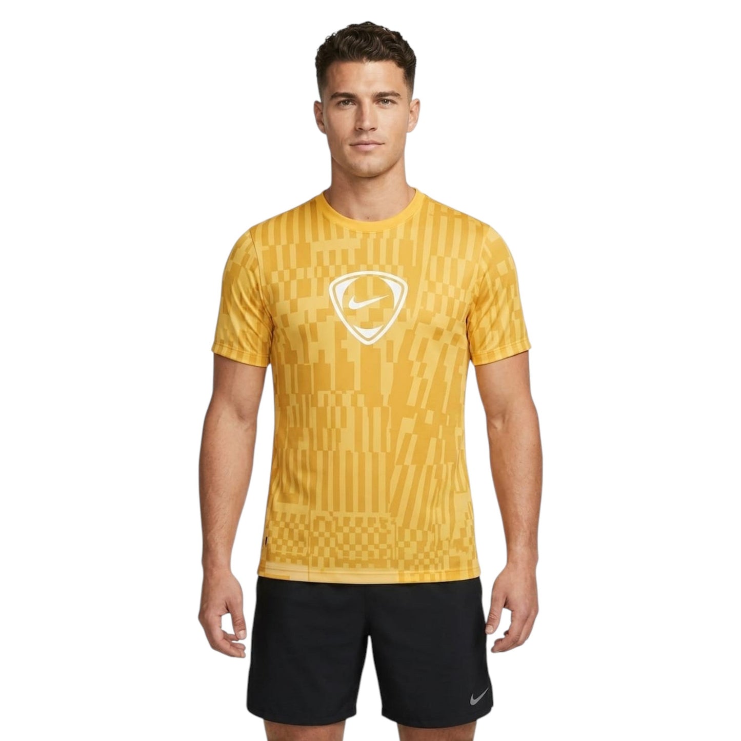 Men's Printed Top,Yellow