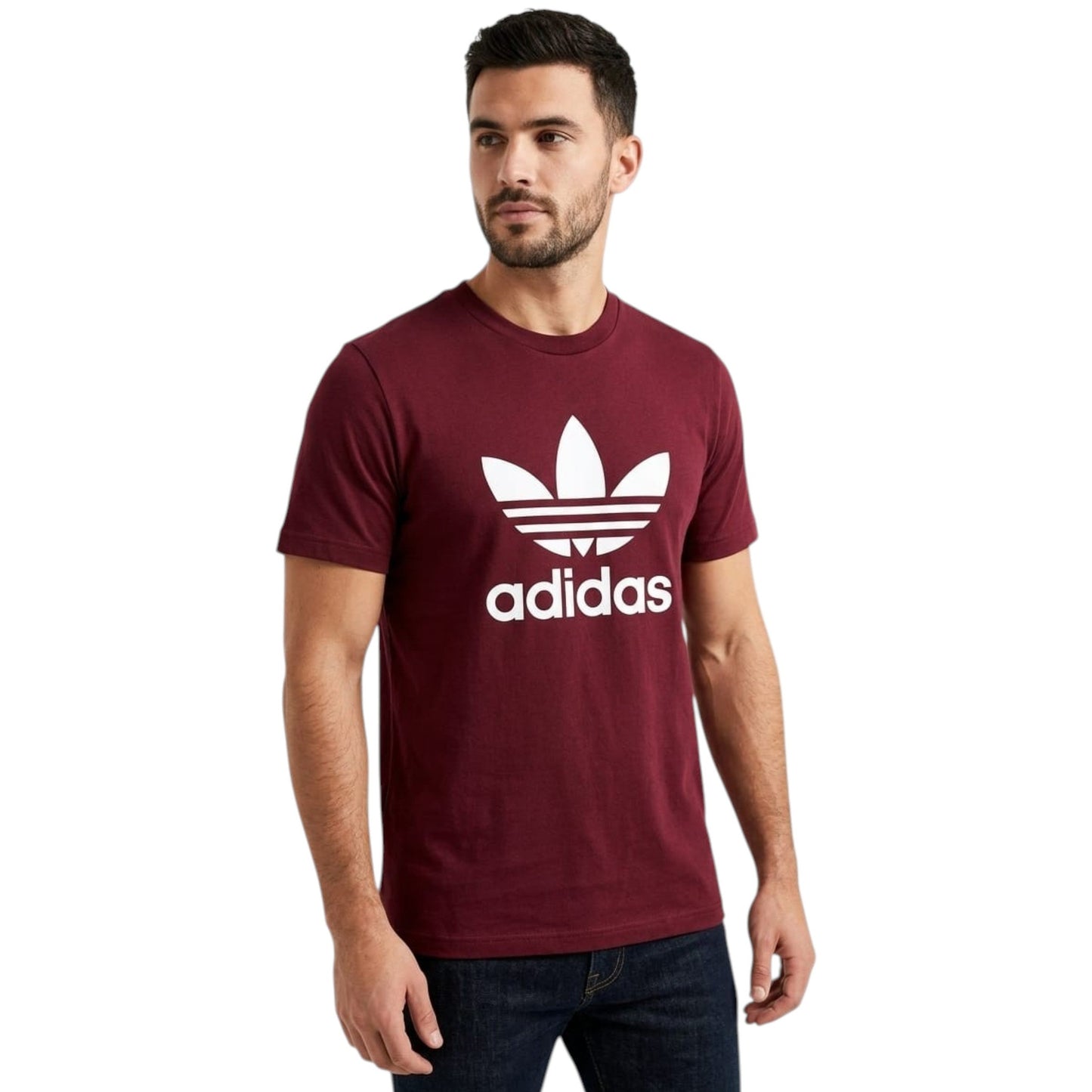 Men's Brand Logo Printed Top,Burgundy