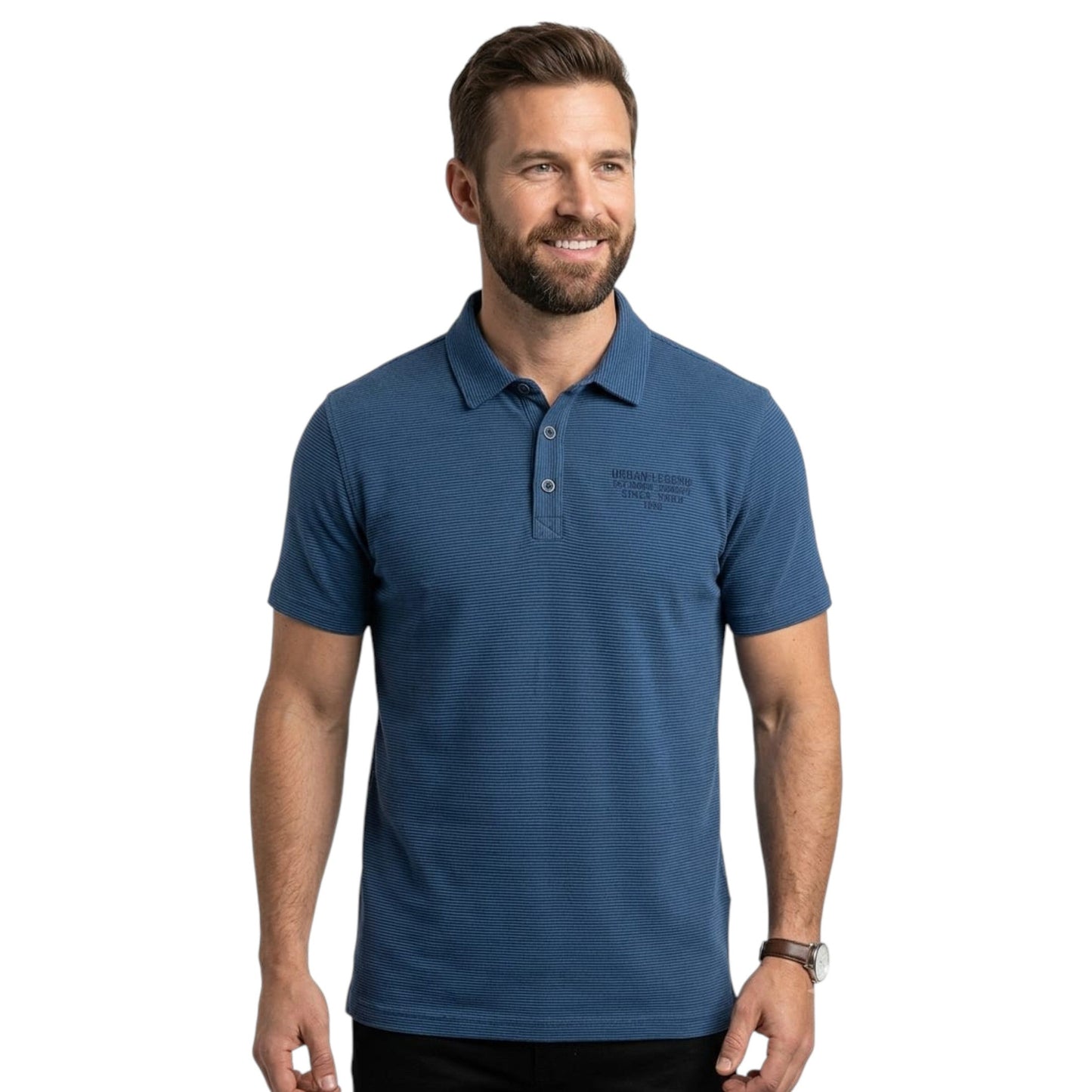 Men's Stripped Top,Navy