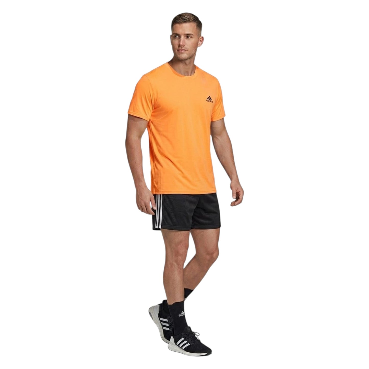 Men's Printed Top,Light Orange