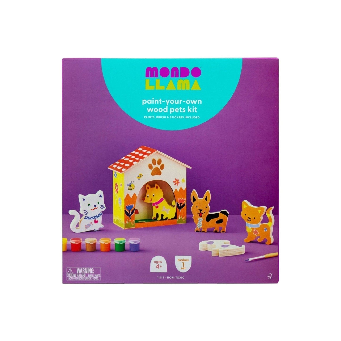 Paint-Your-Own Wood Pets Kit