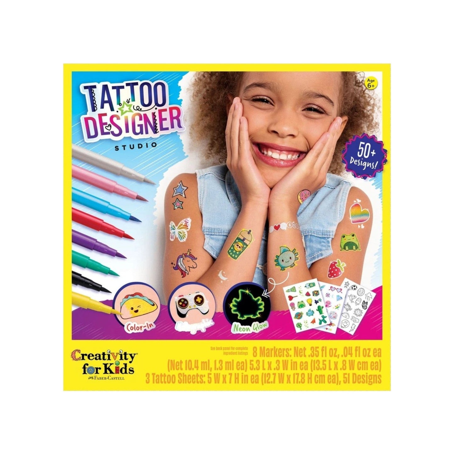 Creativity For Kids Designer Studio-Tattoo