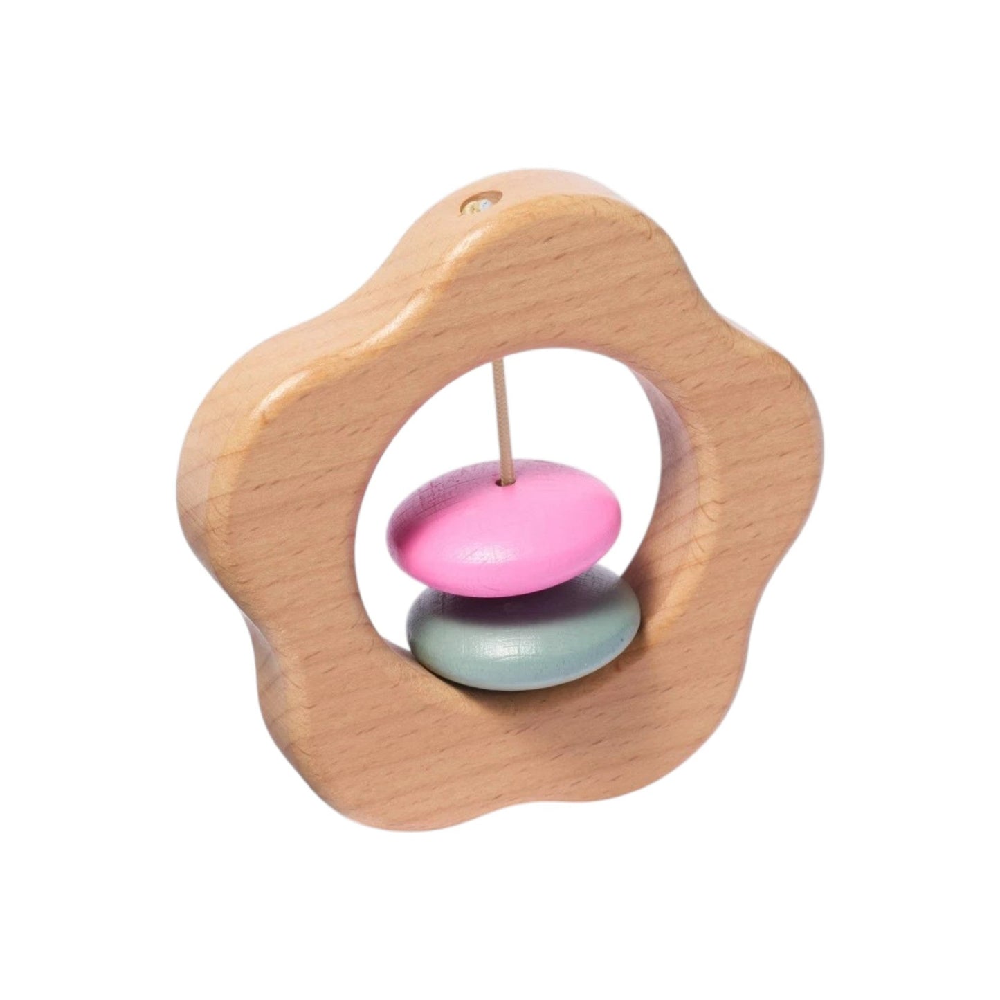Wooden Rattle � Flower